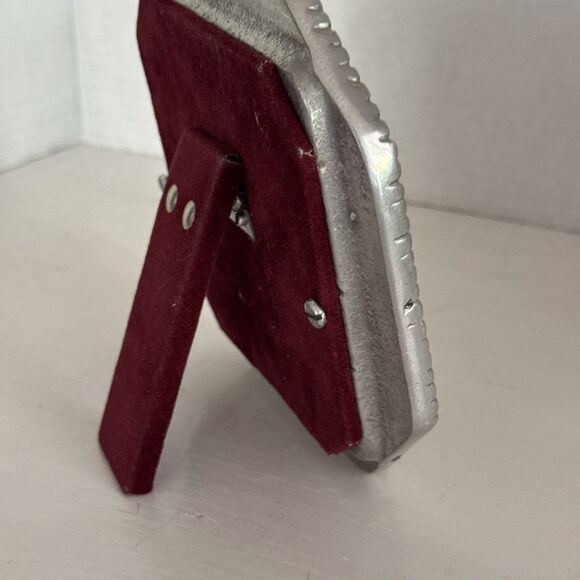 Beautiful Mexican Pewter Frame A Work Of Art To Showcase Your Art Opening 3”x3” - Picture 5 of 8